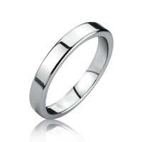 Bling Jewelry Unisex Mens Polished Tungsten Flat 3mm Wedding Band Ring Bling Jewelry Unisex Mens Polished Tungsten Flat 3mm Wedding Band Ring