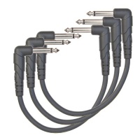 Planet Waves Classic Series Instrument Cable with Right Angle Plug, 0.5 feet (3-pack) Planet Waves Classic Series Instrument Cable with Right Angle Plug, 0.5 feet (3-pack)