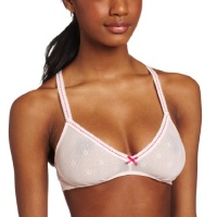 Betsey Johnson Women's Daisy Mesh Bralette, China Doll, Medium Betsey Johnson Women's Daisy Mesh Bralette, China Doll, Medium