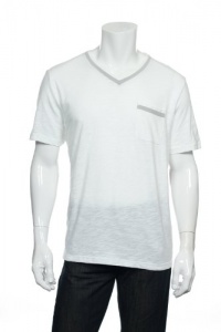 Alfani Red Men's White V-Neck T-Shirt Alfani Red Men's White V-Neck T-Shirt