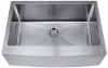 Kraus 30 inch Farmhouse Apron Single Bowl 16 gauge Stainless Steel Kitchen Sink