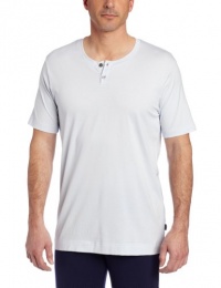 Hanro Men's Jayden Short Sleeve Henley, Light Silver, X-Large Hanro Men's Jayden Short Sleeve Henley, Light Silver, X-Large