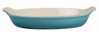 Le Creuset Heritage Stoneware Petite Oval Au Gratin Dish, Caribbean Le Creuset Heritage Stoneware Petite Oval Au Gratin Dish, Caribbean