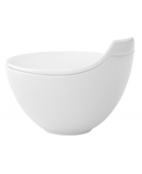 Give any meal a graceful air with this versatile and stylish covered sugar bowl. Customize your own table arrangement with other pieces from the sleek Urban Nature collection from Villeroy & Boch. Give any meal a graceful air with this versatile and stylish covered sugar bowl. Customize your own table arrangement with other pieces from the sleek Urban Nature collection from Villeroy & Boch.