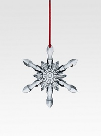 An instant holiday classic, this dazzling cut crystal snowflake is the perfect accent for the season.4.5HLead crystalHandmade in France An instant holiday classic, this dazzling cut crystal snowflake is the perfect accent for the season.4.5HLead crystalHandmade in France