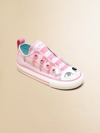 Comfy, slip-on classics in an awe-inducing, kitty-inspired print they'll wear now and love forever. LacelessCanvas upperTextile liningRubber soleTraditional Chuck insoleImported Comfy, slip-on classics in an awe-inducing, kitty-inspired print they'll wear now and love forever. LacelessCanvas upperTextile liningRubber soleTraditional Chuck insoleImported