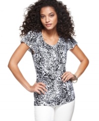 Try it wilder! Style&co.'s classic top is back in a new animal print! The affordable price tag makes it extra appealing. (Clearance)