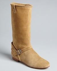 A little bit Western, a little bit rock-and-roll, these Jack Rogers boots capture all-American style in a trim silhouette with slim harness details. A little bit Western, a little bit rock-and-roll, these Jack Rogers boots capture all-American style in a trim silhouette with slim harness details.