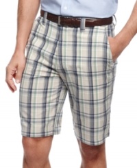 The perfect plaid. These madras shorts from Izod are an instant update for a stale summer wardrobe. The perfect plaid. These madras shorts from Izod are an instant update for a stale summer wardrobe.