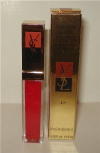 Yves Saint Laurent GOLDEN GLOSS - Shimmering Lip Gloss 17 Golden Cherry 0.2 oz Yves Saint Laurent GOLDEN GLOSS - Shimmering Lip Gloss 17 Golden Cherry 0.2 oz