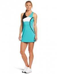 Bollé Women's Photo Finish Tennis Dress, Aqua, Large Bollé Women's Photo Finish Tennis Dress, Aqua, Large
