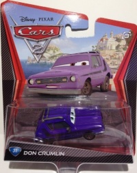 Disney Pixar Cars 2 DON CRUMLIN Disney Pixar Cars 2 DON CRUMLIN