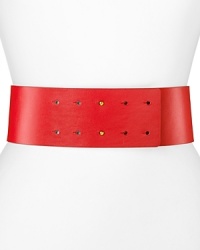 DIANE von FURSTENBERG paints in broad strokes with this statement-making, modernistic belt that will pull together all your favorite neutrals. DIANE von FURSTENBERG paints in broad strokes with this statement-making, modernistic belt that will pull together all your favorite neutrals.