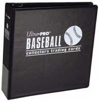 Ultra Pro 3-Inch Baseball Album,Black Ultra Pro 3-Inch Baseball Album,Black