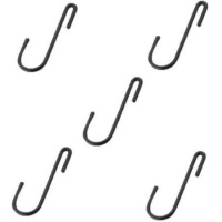 Butcher Hanging Hook (S-Hook) 2.75in (7cm) 5-Pack Black Butcher Hanging Hook (S-Hook) 2.75in (7cm) 5-Pack Black