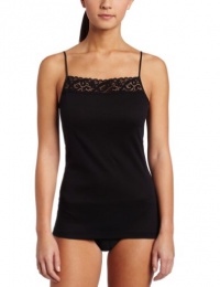 Hanro Women's Moments Cami,Black,Small Hanro Women's Moments Cami,Black,Small
