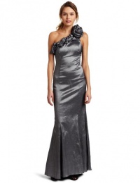 Jump Juniors Rosette Gown, Gunmetal, 3/4 Jump Juniors Rosette Gown, Gunmetal, 3/4