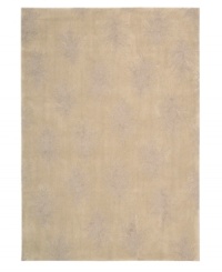 Superbly subtle designs in soft, earthy tones give an organic feel to this elegant area rug. Hand tufted from 100% natural wool, this plush Calvin Klein rug is crafted using the cut-and-loop pile technique that creates a unique matte surface texture. Superbly subtle designs in soft, earthy tones give an organic feel to this elegant area rug. Hand tufted from 100% natural wool, this plush Calvin Klein rug is crafted using the cut-and-loop pile technique that creates a unique matte surface texture.