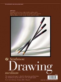 Strathmore 400 Series Drawing Paper Pad - 8 x 10 Inches Strathmore 400 Series Drawing Paper Pad - 8 x 10 Inches