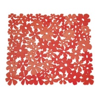 InterDesign Blumz Regular Sink Mat, Red InterDesign Blumz Regular Sink Mat, Red