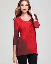 Lined with a seamless lockstitched shapewear tank to slim the figure, this Miraclebody by Miraclesuit tunic makes a bold impression with a vibrant jolt of tie-dye. Lined with a seamless lockstitched shapewear tank to slim the figure, this Miraclebody by Miraclesuit tunic makes a bold impression with a vibrant jolt of tie-dye.