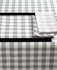 Tailor-made for the casual table, the Glen Plaid napkin offers menswear flair in an easy-care cotton blend. A lightly textured feel and shades of gray add to its sophisticated appeal. From Lauren Ralph Lauren. (Clearance) Tailor-made for the casual table, the Glen Plaid napkin offers menswear flair in an easy-care cotton blend. A lightly textured feel and shades of gray add to its sophisticated appeal. From Lauren Ralph Lauren. (Clearance)