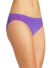 Calvin Klein Women's Seamless Ombre Bikini, Electric Violet, Medium Calvin Klein Women's Seamless Ombre Bikini, Electric Violet, Medium