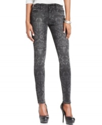 With a faded brocade print, these Else Jeans skinny jeans are a hot pick for a stylish winter wardrobe! With a faded brocade print, these Else Jeans skinny jeans are a hot pick for a stylish winter wardrobe!