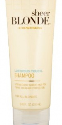 John Frieda Sheer Blonde Lustrous Touch Strengthening Shampoo for All Types of Blonde Hair, 8.45 Ounce