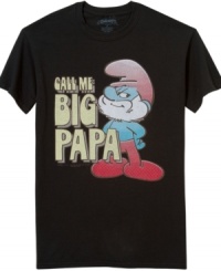 Pay homage to a cartoon classic with this retro-cool Smurfs shirt from Freeze. Pay homage to a cartoon classic with this retro-cool Smurfs shirt from Freeze.