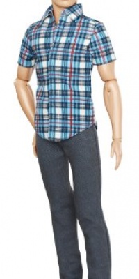 Barbie Ken Fashionistas Ryan Plaid Shirt Doll Barbie Ken Fashionistas Ryan Plaid Shirt Doll
