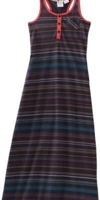 Roxy Kids Girls 7-16 Lighthouse Racerback Dress, Blue Black Stripe, Large Roxy Kids Girls 7-16 Lighthouse Racerback Dress, Blue Black Stripe, Large