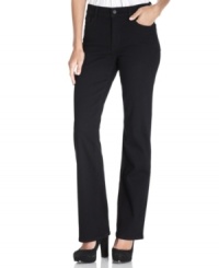 An extra-soft butter wash and slimming black finish make the Sarah a comfortably smart pick from Not Your Daughter's Jeans. An extra-soft butter wash and slimming black finish make the Sarah a comfortably smart pick from Not Your Daughter's Jeans.