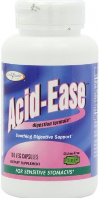 Enzymatic Therapy Acid Ease Digestion formula for Sensitive Stomachs, 180 Veg Capsules Enzymatic Therapy Acid Ease Digestion formula for Sensitive Stomachs, 180 Veg Capsules