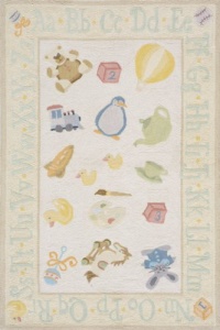 Lil' Momeni Classic Nursery Collection Kids Area Rug - Yellow Size - 5 ft. Round Lil' Momeni Classic Nursery Collection Kids Area Rug - Yellow Size - 5 ft. Round