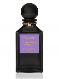 Sophisticated. Voluptuous. Passionate. Ombre de Hyacinth creates bewitching tension as hyacinth cloaks its voluptuous beauty behind cool, aristocratic finery. 8.4 oz. Sophisticated. Voluptuous. Passionate. Ombre de Hyacinth creates bewitching tension as hyacinth cloaks its voluptuous beauty behind cool, aristocratic finery. 8.4 oz.