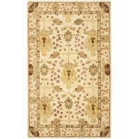 Safavieh Anatolia Collection Handmade Ivory Hand-Spun Wool Area Rug, 3-Feet by 5-Feet Safavieh Anatolia Collection Handmade Ivory Hand-Spun Wool Area Rug, 3-Feet by 5-Feet