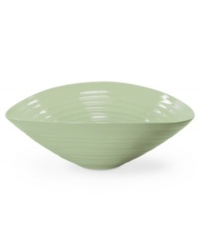 From celebrated chef and writer, Sophie Conran, comes incredibly durable dinnerware for every step of the meal, from oven to table. A ribbed texture gives this Portmeirion collection of salad bowls the charming look of traditional hand thrown pottery. From celebrated chef and writer, Sophie Conran, comes incredibly durable dinnerware for every step of the meal, from oven to table. A ribbed texture gives this Portmeirion collection of salad bowls the charming look of traditional hand thrown pottery.