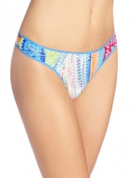 OnGossamer Women's Printed Mesh Hip Thong Panty OnGossamer Women's Printed Mesh Hip Thong Panty