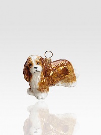 A celebration of Poland's time-honored glassmaking tradition, this charming pup sculpture in glass is lovingly crafted by skilled artisans. Handpainted glass Each ornament takes 7-10 days to complete Arrives in gift box ideal for giving or storing 1½W X 2H X 3D Handmade in Poland A celebration of Poland's time-honored glassmaking tradition, this charming pup sculpture in glass is lovingly crafted by skilled artisans. Handpainted glass Each ornament takes 7-10 days to complete Arrives in gift box ideal for giving or storing 1½W X 2H X 3D Handmade in Poland