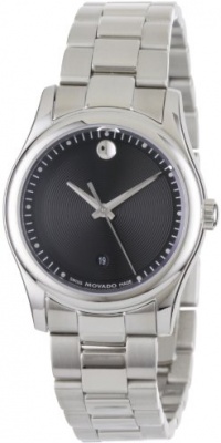 Movado Women's 0606482 Movado Sportivo Stainless-Steel Black Museum Dial Bracelet Watch