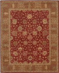 Nourison Rugs Heritage Hall Collection HE13 Brick Rectangle 12' x 15' Area Rug Nourison Rugs Heritage Hall Collection HE13 Brick Rectangle 12' x 15' Area Rug
