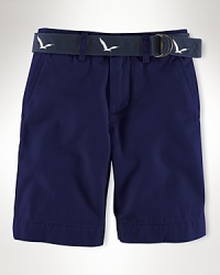 Handsome short in substantial cotton twill. Handsome short in substantial cotton twill.