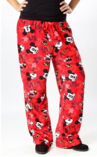 Mickey Mouse Love Fleece Plus Size Pajama Pants for Women Mickey Mouse Love Fleece Plus Size Pajama Pants for Women