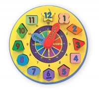 Melissa & Doug Wooden Shape Sorting Clock Melissa & Doug Wooden Shape Sorting Clock