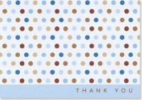 Blue Dots Thank You Notes Blue Dots Thank You Notes