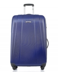 As a natural leader, you need a born follower! Meet your travel mate in this incredibly lightweight, fully-lined upright that glides effortlessly from one locale to the next on its 360-degree wheels, which change direction in a second's notice, never holding you back so you can always travel forward. The hardside construction puts protection of your belongings first for hassle-free arrivals. As a natural leader, you need a born follower! Meet your travel mate in this incredibly lightweight, fully-lined upright that glides effortlessly from one locale to the next on its 360-degree wheels, which change direction in a second's notice, never holding you back so you can always travel forward. The hardside construction puts protection of your belongings first for hassle-free arrivals.