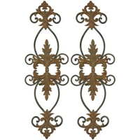 Set of 2 Lacole Decorative Wall Accents Set of 2 Lacole Decorative Wall Accents