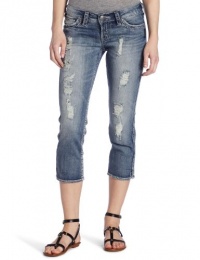 Silver Jeans Juniors Frances Denim Capri Silver Jeans Juniors Frances Denim Capri
