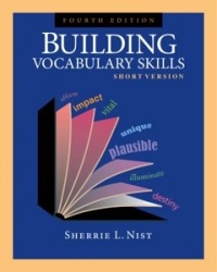Building Vocabulary Skills: Short Version Building Vocabulary Skills: Short Version